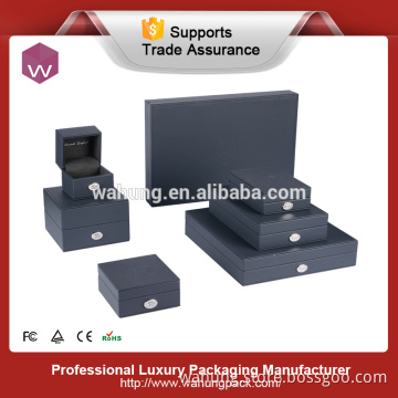 luxury customize leather jewelry set gift box wholesale